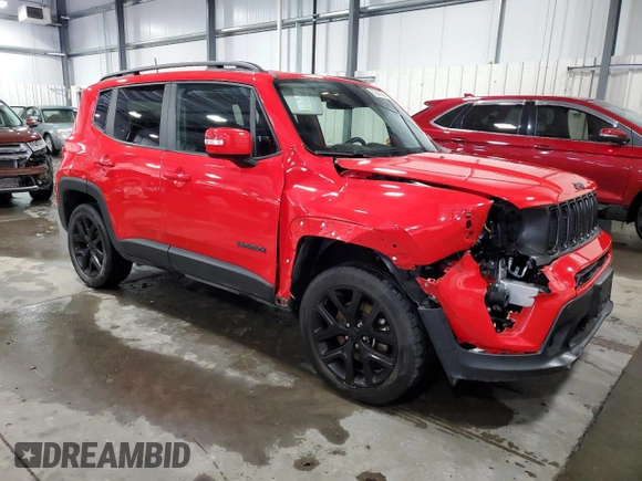 2019 Jeep Renegade Altitude with VIN ZACNJBBB6KPK01800, listed as a Copart auction lot 82387354 with 31,396 mi miles and Non repairable. Bid and sale history available at DreamBid. Image 4.