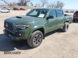 2022 Toyota Tacoma SR with VIN 3TMCZ5AN0NM470396, listed as a IAAI auction lot 41909515 with 35,997 mi miles and . Bid and sale history available at DreamBid. Image 18.