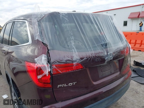 2016 Honda Pilot EX-L with VIN 5FNYF5H58GB026209, listed as a IAAI auction lot 41333088 with 129,484 mi miles and . Bid and sale history available at DreamBid. Image 6.