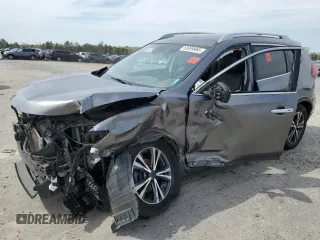 2017 Nissan Rogue SL with VIN 5N1AT2MV6HC743409, listed as a Copart auction lot 53099965 with 121,450 mi miles and Salvage title. Bid and sale history available at DreamBid. Image 1.