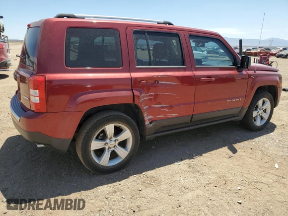 2014 Jeep Patriot Limited with VIN 1C4NJPCB6ED645325, listed as a Copart auction lot 59924305 with 69,705 mi miles and Salvage title. Bid and sale history available at DreamBid. Image 3.