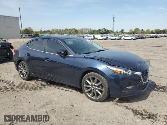 2018 Mazda 3 Touring with VIN 3MZBN1V36JM276942, listed as a Copart auction lot 53270775 with 65,822 mi miles and Salvage Title. Bid and sale history available at DreamBid. Image 4.