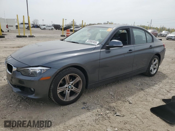 2014 BMW 3 Series 328i with VIN WBA3A5C55EP603570, listed as a Copart auction lot 52092455 with 125,249 mi miles and Salvage Title. Bid and sale history available at DreamBid. Image 1.
