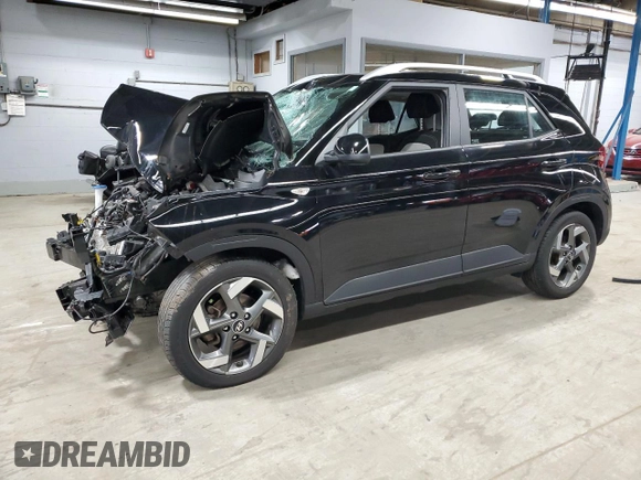 2022 Hyundai Venue SEL with VIN KMHRC8A30NU167055, listed as a Copart auction lot 53284515 with 23,403 mi miles and Salvage title. Bid and sale history available at DreamBid. Image 1.