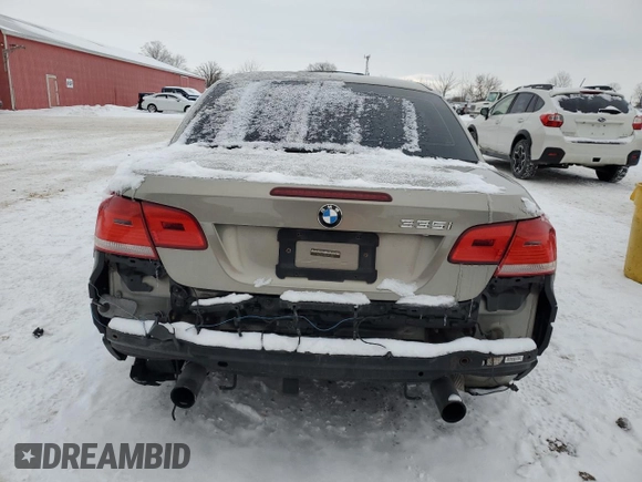 2007 BMW 3 Series 335i with VIN WBAWL73507PX46058, listed as a Copart auction lot 89332725 with 210,540 mi miles and Clean Title. Bid and sale history available at carsss.com. Image 6.