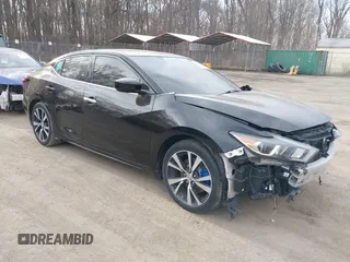 2017 Nissan Maxima SV with VIN 1N4AA6AP6HC449943, listed as a IAAI auction lot 41660628 with 85,905 mi miles. Bid and sale history available at carsss.com. Image 1.