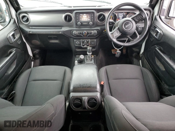 2021 Jeep Wrangler Unlimited Sport with VIN 1C4HJXKN5MW672852, listed as a Copart auction lot 86627194 with 66,727 mi miles and Salvage title. Bid and sale history available at DreamBid. Image 8.