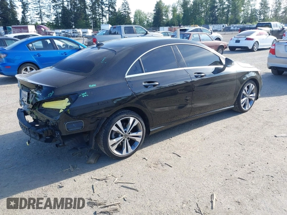 2019 Mercedes-Benz CLA 250 with VIN WDDSJ4GB9KN721403, listed as a IAAI auction lot 42233493 with 61,890 mi miles and . Bid and sale history available at DreamBid. Image 4.