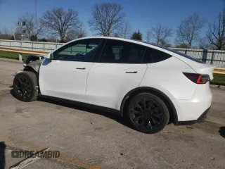2021 Tesla Model Y Long Range z VIN 5YJYGDEE2MF100232, wystawiony jako Copart lot #50183425 z przebiegiem 95 527 mil mil oraz Szkoda całkowita • Salvage title. Historia ofert i sprzedaży dostępna na DreamBid. Obrazek 2.