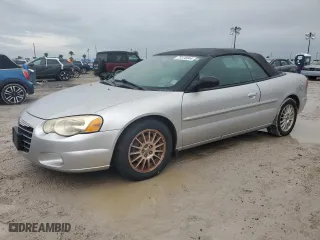 2004 Chrysler Sebring LXi with VIN 1C3EL55R14N117746, listed as a Copart auction lot 75170344 with 0 mi miles and Salvage Title. Bid and sale history available at carsss.com. Image 1.