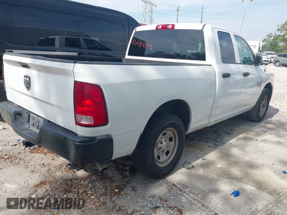 2020 Ram 1500 Tradesman with VIN 1C6RR6FGXLS117749, listed as a IAAI auction lot 42084572 with 137,970 mi miles and . Bid and sale history available at DreamBid. Image 4.