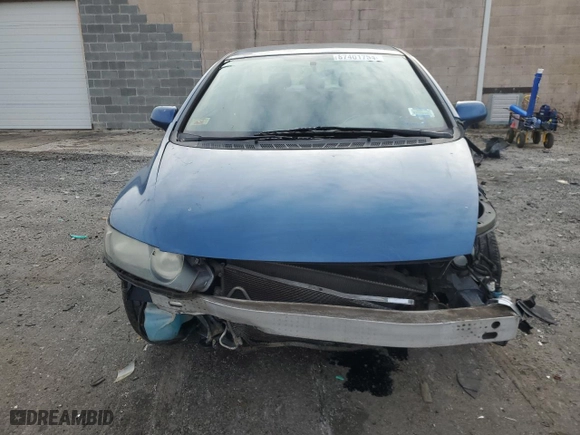 2010 Honda Civic Sdn LX with VIN 2HGFA1F59AH550523, listed as a Copart auction lot 87401754 with 79,046 mi miles and Salvage Title. Bid and sale history available at carsss.com. Image 5.