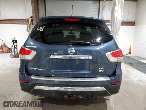 2016 Nissan Pathfinder Platinum with VIN 5N1AR2MM7GC601266, listed as a Copart auction lot 54527615 with 178,046 mi miles and Salvage Title. Bid and sale history available at carsss.com. Image 6.