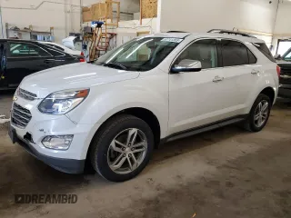 2017 Chevrolet Equinox Premier with VIN 2GNFLGE37H6211834, listed as a Copart auction lot 53741355 with 60,011 mi miles and Salvage Title. Bid and sale history available at carsss.com. Image 1.