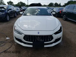 2019 Maserati Ghibli S Q4 GranLusso with VIN ZAM57YTL4K1312711, listed as a Copart auction lot 63291414 with 24,467 mi miles and Salvage Title. Bid and sale history available at carsss.com. Image 5.