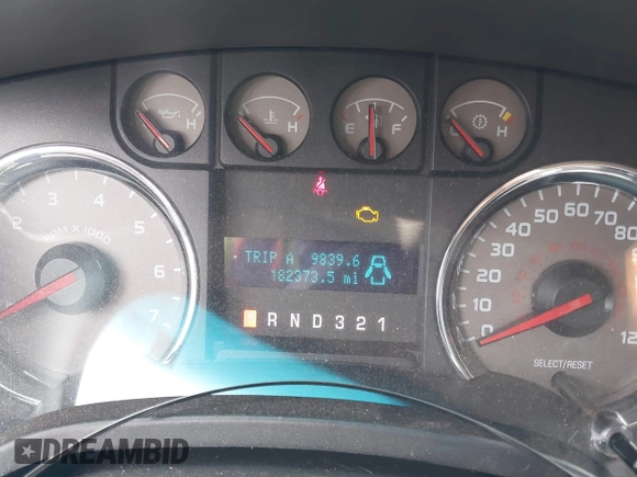2009 Ford F-150 XL with VIN 1FTPW14V69FA90869, listed as a IAAI auction lot 42805551 with 182,373 mi miles and . Bid and sale history available at DreamBid. Image 7.