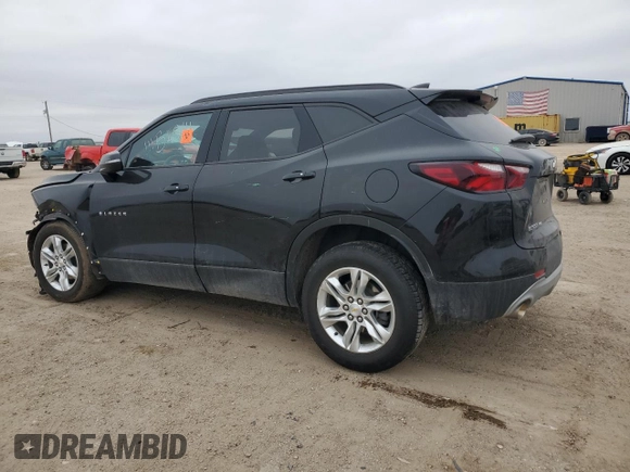 2021 Chevrolet Blazer LT z VIN 3GNKBJRS7MS573058, wystawiony jako Copart lot #44967365 z przebiegiem 77 254 mil mil oraz Szkoda całkowita • Salvage title. Historia ofert i sprzedaży dostępna na DreamBid. Obrazek 2.