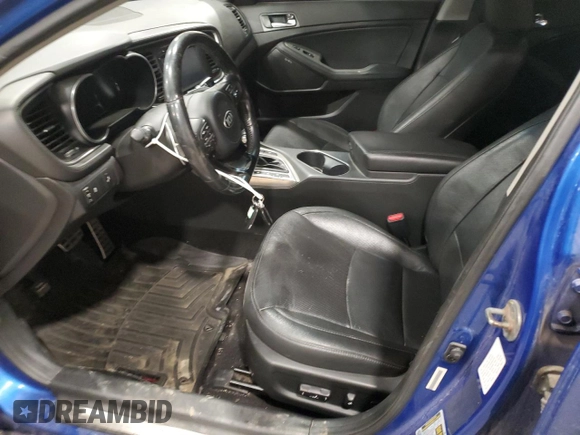 2014 Kia Optima SXL Turbo with VIN 5XXGR4A67EG349273, listed as a Copart auction lot 47258705 with 95,095 mi miles and Salvage Title. Bid and sale history available at DreamBid. Image 7.