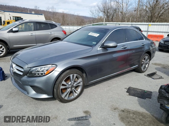 2021 Mercedes-Benz C 300 with VIN W1KWF8EB4MR649177, listed as a Copart auction lot 46625215 with 69,186 mi miles and Clean Title. Bid and sale history available at carsss.com. Image 1.