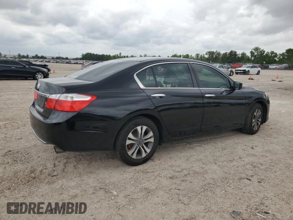 2015 Honda Accord Sedan LX with VIN 1HGCR2F32FA268150, listed as a Copart auction lot 54305255 with 103,199 mi miles and Salvage Title. Bid and sale history available at carsss.com. Image 3.
