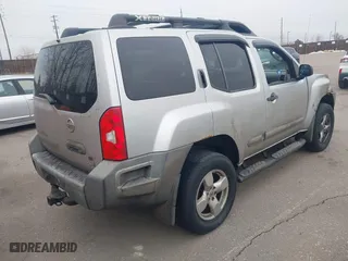2005 Nissan Xterra S with VIN 5N1AN08WX5C653161, listed as a IAAI auction lot 41503237 with 241,056 mi miles. Bid and sale history available at carsss.com. Image 4.