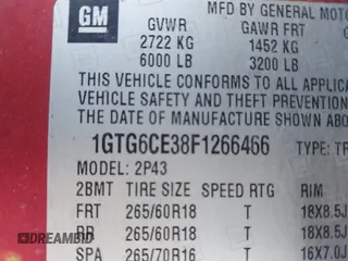 2015 GMC Canyon 4WD SLT z VIN 1GTG6CE38F1266466, wystawiony jako IAAI lot #41822501 z przebiegiem 26 479 mil mil oraz . Historia ofert i sprzedaży dostępna na DreamBid. Obrazek 9.