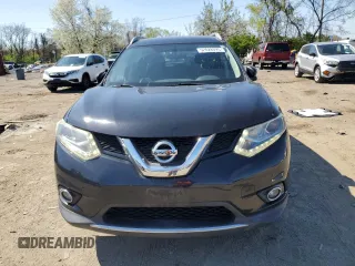2016 Nissan Rogue SL with VIN 5N1AT2MV2GC834739, listed as a Copart auction lot 52428095 with 56,641 mi miles and Salvage Title. Bid and sale history available at DreamBid. Image 5.
