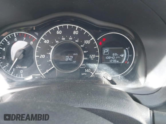 2016 Nissan Note S with VIN 3N1CE2CP6GL398706, listed as a IAAI auction lot 41860525 with 108,401 mi miles and . Bid and sale history available at DreamBid. Image 7.