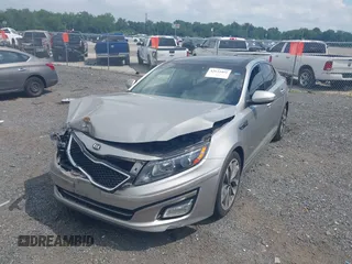 2014 Kia Optima SXL Turbo with VIN 5XXGR4A68EG286085, listed as a IAAI auction lot 42634481 with 160,217 mi miles and . Bid and sale history available at DreamBid. Image 2.