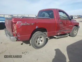 2008 Dodge 1500 ST with VIN 1D7HA16K88J178121, listed as a Copart auction lot 49437225 with 32,938 mi miles and Salvage Title. Bid and sale history available at DreamBid. Image 3.