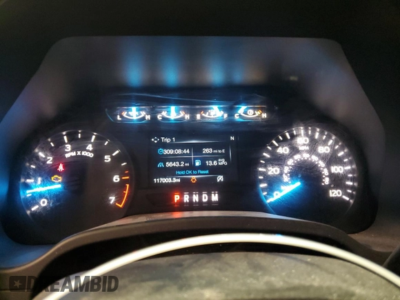 2018 Ford F-150 XL with VIN 1FTEX1C58JKD46544, listed as a Copart auction lot 46835405 with 117,003 mi miles and Clean Title. Bid and sale history available at carsss.com. Image 9.