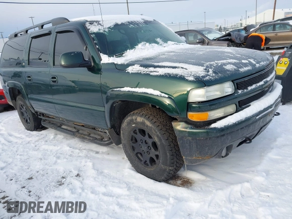 2003 Chevrolet Suburban LT z VIN 3GNFK16Z63G166885, wystawiony jako IAAI lot #41150771 z przebiegiem 290 630 mil mil oraz . Historia ofert i sprzedaży dostępna na DreamBid. Obrazek 1.