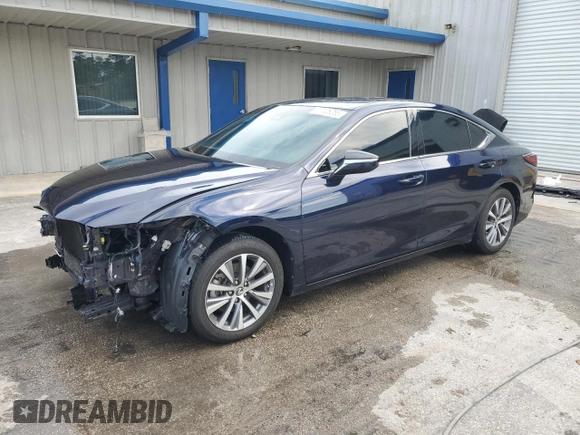 2021 Lexus ES with VIN 58ACZ1B16MU103277, listed as a Copart auction lot 47105255 with 59,111 mi miles and Non Repairable. Bid and sale history available at carsss.com. Image 1.