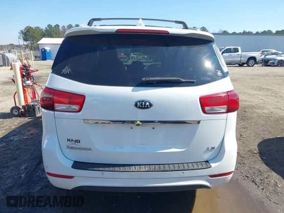 2016 Kia Sedona LX with VIN KNDMB5C17G6087920, listed as a IAAI auction lot 41652605 with 159,274 mi miles. Bid and sale history available at carsss.com. Image 16.