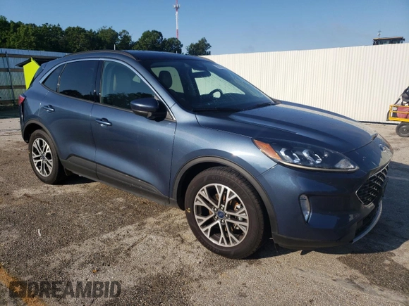 2020 Ford Escape SEL with VIN 1FMCU0H66LUB41495, listed as a Copart auction lot 58567885 with 59,310 mi miles and Salvage title. Bid and sale history available at DreamBid. Image 4.