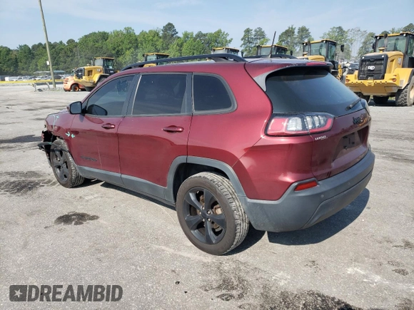 2019 Jeep Cherokee Altitude with VIN 1C4PJLLB2KD392971, listed as a Copart auction lot 59190355 with 163,471 mi miles and Salvage title. Bid and sale history available at DreamBid. Image 2.