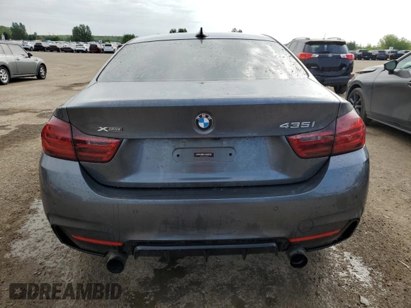 2014 BMW 4 Series 435i xDrive with VIN WBA3R5C57EF784623, listed as a Copart auction lot 58394765 with 206,251 mi miles and Clean title. Bid and sale history available at DreamBid. Image 6.