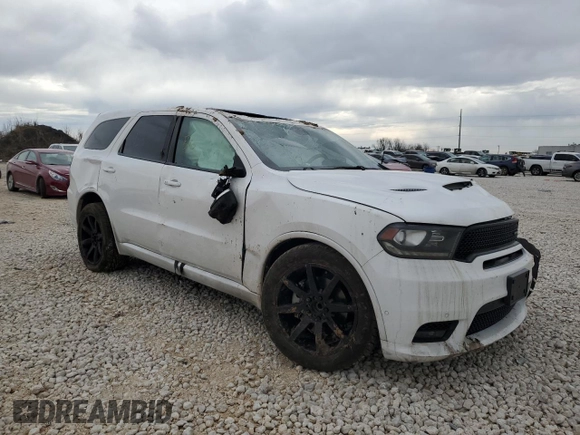 2019 Dodge Durango R/T with VIN 1C4SDHCT5KC525221, listed as a Copart auction lot 89130715 with Not provided miles and Non repairable. Bid and sale history available at DreamBid. Image 4.
