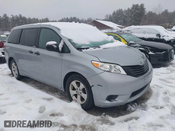 2017 Toyota Sienna L with VIN 5TDZZ3DC9HS802672, listed as a IAAI auction lot 41542558 with 147,788 mi miles and . Bid and sale history available at DreamBid. Image 1.