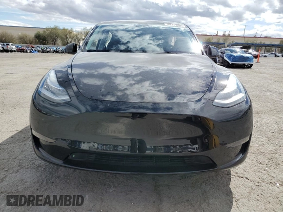 2021 Tesla Model Y Long Range with VIN 5YJYGDEEXMF188737, listed as a Copart auction lot 49117605 with 49,201 mi miles and Salvage Title. Bid and sale history available at DreamBid. Image 5.