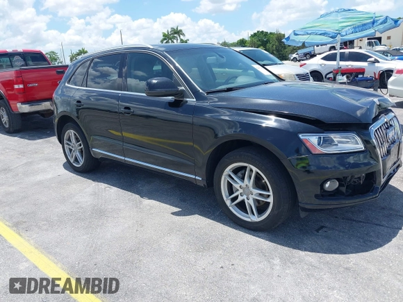 2013 Audi Q5 Premium Plus with VIN WA1LFAFP5DA046293, listed as a IAAI auction lot 42417250 with 132,124 mi miles and . Bid and sale history available at DreamBid. Image 1.