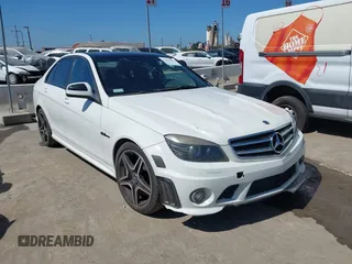 2009 Mercedes-Benz C 63 AMG with VIN WDDGF77X19F200295, listed as a IAAI auction lot 41861803 with 95,069 mi miles and . Bid and sale history available at DreamBid. Image 1.