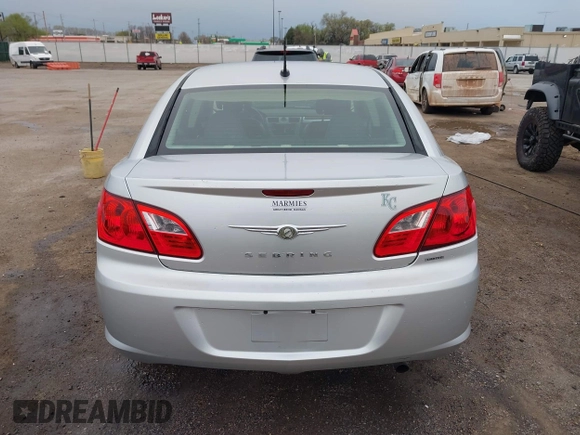 2010 Chrysler Sebring Limited with VIN 1C3CC5FB3AN202530, listed as a IAAI auction lot 41933640 with 108,198 mi miles. Bid and sale history available at carsss.com. Image 16.