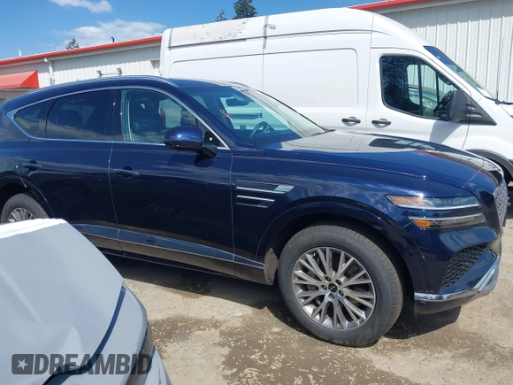 2025 Genesis GV80 Standard with VIN KMUHFESB5SU242028, listed as a IAAI auction lot 42111171 with 7,215 mi miles and . Bid and sale history available at DreamBid. Image 13.