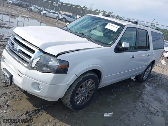 2013 Ford Expedition EL Limited with VIN 1FMJK2A58DEF26403, listed as a IAAI auction lot 41656011 with 57,820 mi miles. Bid and sale history available at carsss.com. Image 17.