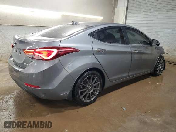 2014 Hyundai Elantra SE with VIN 5NPDH4AE4EH499262, listed as a Copart auction lot 52162805 with 116,944 mi miles and Salvage Title. Bid and sale history available at DreamBid. Image 3.