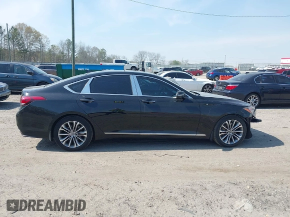2015 Hyundai Genesis 3.8L with VIN KMHGN4JE7FU089628, listed as a IAAI auction lot 41909334 with 212,262 mi miles. Bid and sale history available at carsss.com. Image 14.