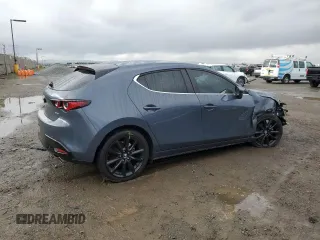 2024 Mazda 3 S Carbon Edition with VIN JM1BPBLM5R1655857, listed as a Copart auction lot 48518815 with 15,549 mi miles and Salvage Title. Bid and sale history available at DreamBid. Image 3.