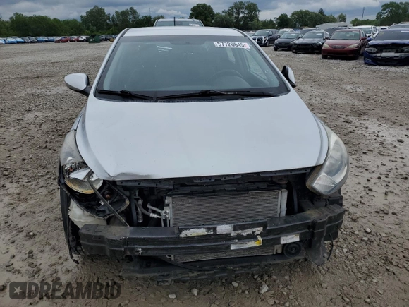 2012 Hyundai Accent SE with VIN KMHCU5AE7CU054509, listed as a Copart auction lot 57726645 with 93,631 mi miles and Salvage title. Bid and sale history available at DreamBid. Image 5.