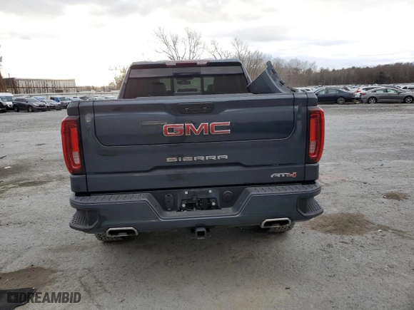 2022 GMC Sierra 1500 Limited AT4 with VIN 1GTP9EEL2NZ220098, listed as a Copart auction lot 79571944 with 56,137 mi miles and Non Repairable. Bid and sale history available at carsss.com. Image 6.